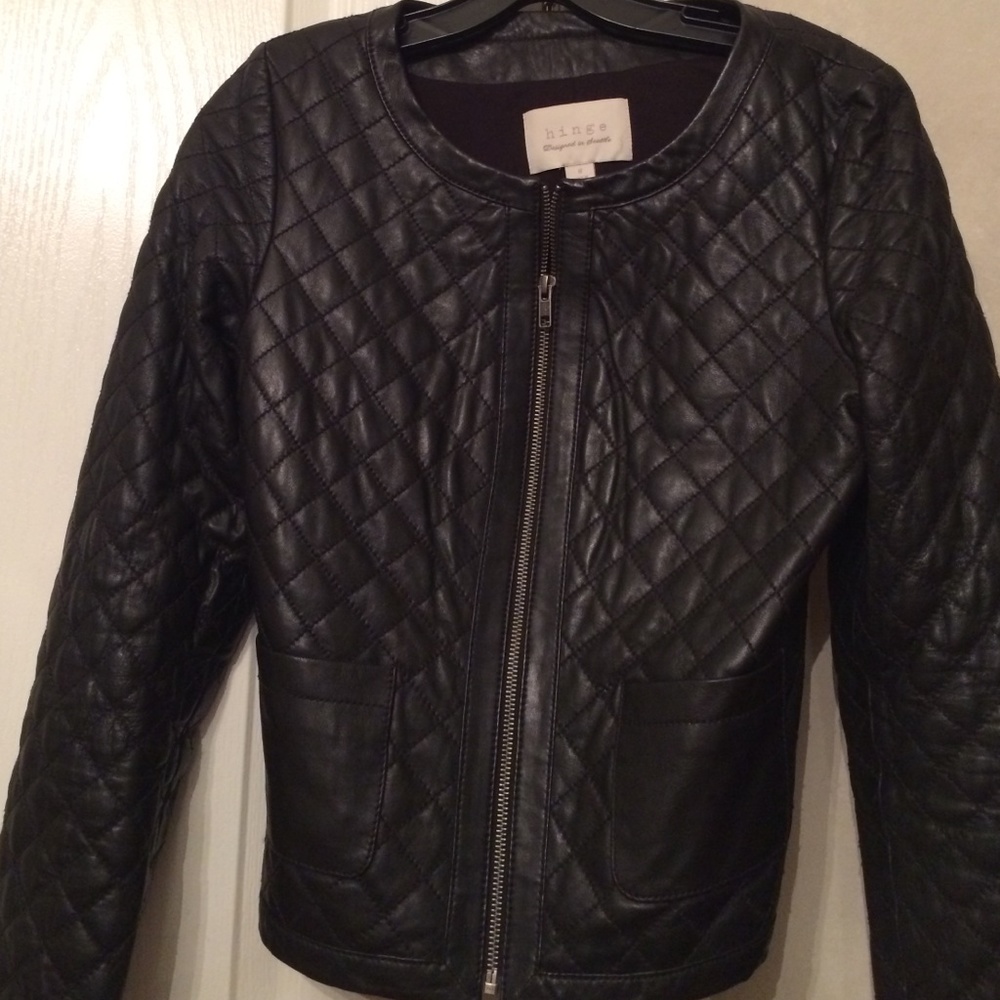 Hinge Leather Jacket - image 2